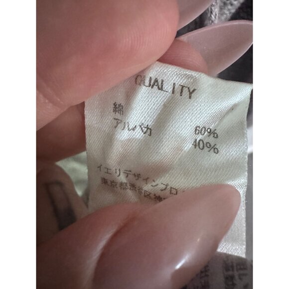 iliann loeb lightweight alpaca long cardigan sz M lagenlook minimalist designer‎ - Picture 8 of 8